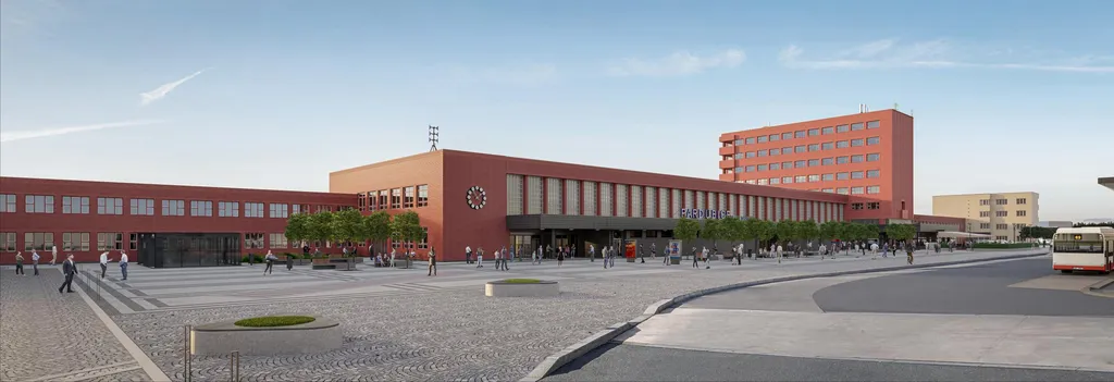 Rekonstrukce výpravní budovy Pardubice hlavní nádraží